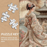 Kimono Floral Feast Jigsaw Puzzle 1000 Pieces