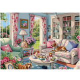 Warm Living Room Jigsaw Puzzles 1000 Pieces
