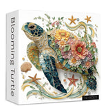 Blühendes Schildkröten-Puzzle 1000 Teile