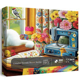 Bunte Fäden weben Frühlingspuzzle 1000 Teile