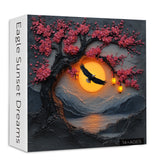 Puzzle Aigle Sunset Dreams 1000 pièces