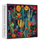 Patchwork cactus puzzle puzzle 1000