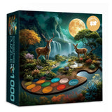 Verzauberte Palette Puzzle 1000 Teile