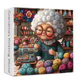 Grandma’s Knitting World  Jigsaw Puzzle 1000 Pieces