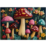 Mushroom Garden Jigsaw Puzzle 1000 Pieces