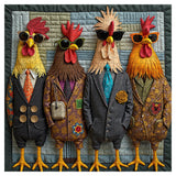 Runway Roosters Jigsaw Puzzle 1000 Pieces