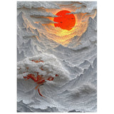 Puzzle Sunset Paper Mountains da 1000 pezzi