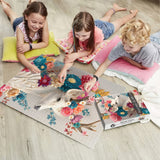 Floral Deer Jigsaw Puzzles 1000 Pieces