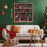 Christmas Bookshelf Jigsaw Puzzles 1000 Pieces