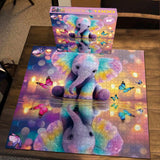 Rainbow Elephant Jigsaw Puzzle 1000 Piece