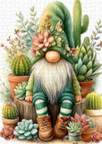 Suculento Gnome Gnome Jigsaw Puzzle 1000 piezas