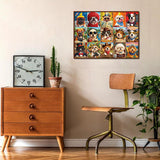 Pup Collage World Puzzle 1000 Teile
