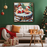 Christmas Hot Spring Time Jigsaw Puzzle 1000 Pieces