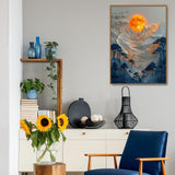 Rompecabezas de montañas iluminadas por la luna 1000 piezas