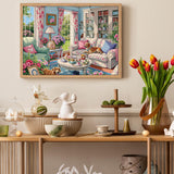 Warm Living Room Jigsaw Puzzles 1000 Pieces