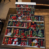 Christmas Bookshelf Jigsaw Puzzles 1000 Pieces