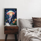 Puzzles Méduses Florales 1000 Pièces