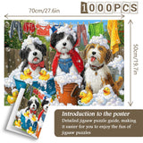 Bubble Bath Puppies Jigsaw Puzzle 1000 Pieces
