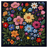 Wildflower Symphony Jigsaw Puzzle 1000 Pieces