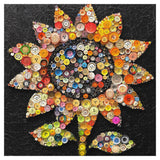Button Sunflower Jigsaw Puzzles 1000 Pieces