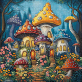 Enchanted Mushroom Village Jigsaw Puzzles 1000 Pieces