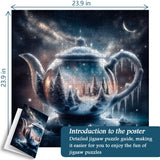 Snowlit Teapot Jigsaw Puzzle 1000 Piece