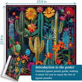 Patchwork cactus puzzle puzzle 1000