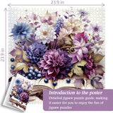 Violettes Träumerei Jigsaw Puzzle 1000 Stücke