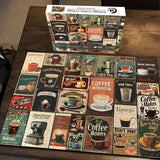 Vintage Coffee Collage Jigsaw Puzzle 1000 Pieces