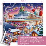 Santa’s Gift Voyage Jigsaw Puzzle 1000 Pieces