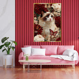 Peonía Gato Sueños Rompecabezas 1000 Piezas