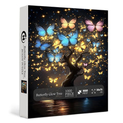Butterfly Glow Tree Jigsaw Puzzle 1000 Pieces – Closeteyes