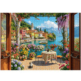 Flower-filled Lakeside Jigsaw Puzzle 1000 Pieces