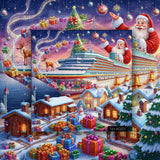 Santa’s Gift Voyage Jigsaw Puzzle 1000 Pieces