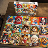 Pup Collage World Puzzle 1000 Teile