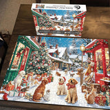 Town Pets’ Christmas Jigsaw Puzzle 1000 Pieces
