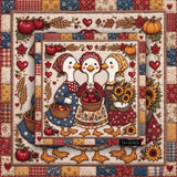 Gleaning Goose Sisters Rompecabezas de 1000 piezas