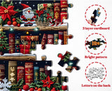Christmas Bookshelf Jigsaw Puzzles 1000 Pieces