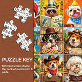 Pup Collage World Puzzle 1000 Teile