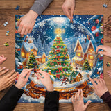 Christmas Crystal Ball Jigsaw Puzzle 1000 Piece