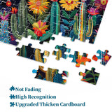 Patchwork cactus puzzle puzzle 1000