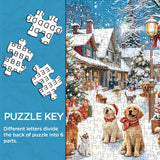 Town Pets’ Christmas Jigsaw Puzzle 1000 Pieces