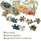 Blühendes Schildkröten-Puzzle 1000 Teile