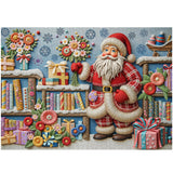 Santa’s Bloomed Blessing Jigsaw Puzzles 1000 Pieces