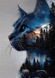 Mystic Forest Cat Puzzle 1000 Teile