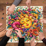 Sun’s Floral Bed Jigsaw Puzzle 1000 Piece