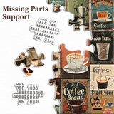 Vintage Coffee Collage Jigsaw Puzzle 1000 Pieces