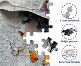 Butterfly Lady Jigsaw Puzzle 1000 Pieces