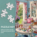 Warm Living Room Jigsaw Puzzles 1000 Pieces