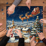 Puzzle Voyage Cadeau du Père Noël 1000 pièces (copie)